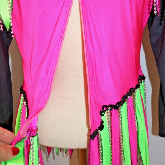 Stylish Rhythmic Gymnastics Leotard, Acrobatic Competition Baton Dance Costume - Picture 12 of 16